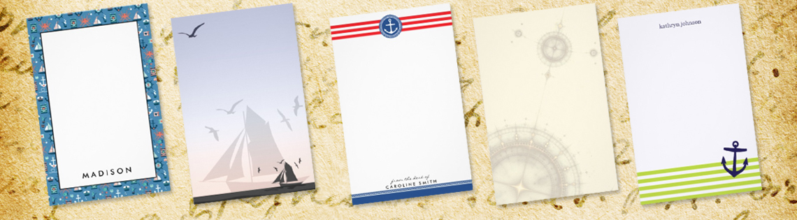 Nautical Postcard Designs