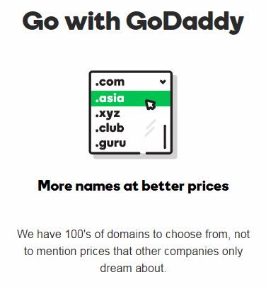 Nautical Boutique  Recommends GoDaddy for Domain Registration