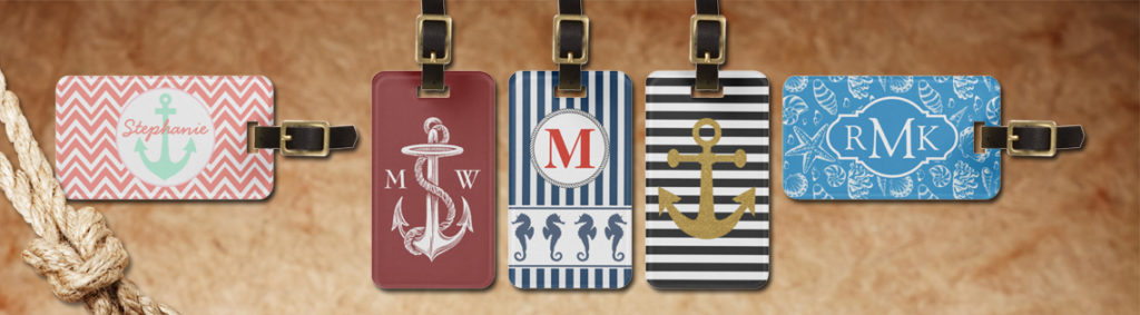 Best Selling Nautical Luggage Tags | www.NauticalBoutique.Co
