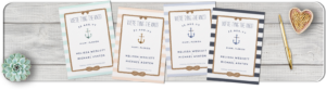 Nautical Stripes Wedding Suite | www.NauticalBoutique.Co