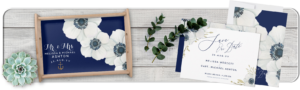 Watercolor Anemone Nautical Wedding Suite | www.NauticalBoutique.Co