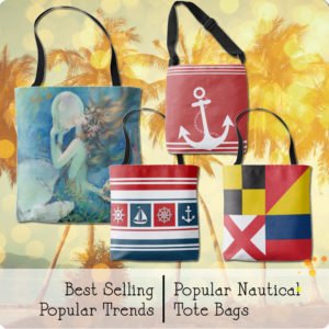Nautical Tote Bags 119742130704357969