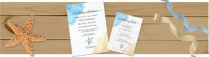Watercolor Sea + Sand Wedding Suite | www.NauticalBoutique.Co