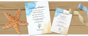 Watercolor Sea + Sand Wedding Suite | www.NauticalBoutique.Co