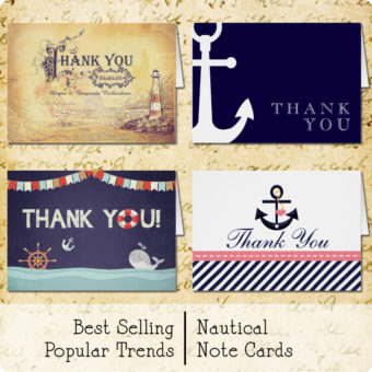 On Sale: Nautical Cards in All Shapes & Sizes