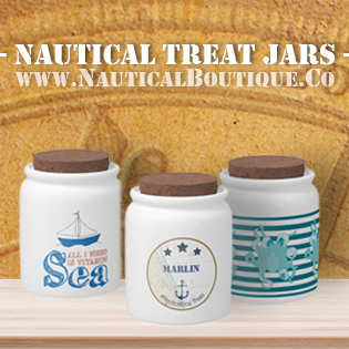 New Product Launch:  Nautical Treat Jars