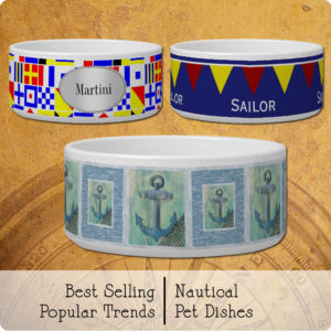 Nautical Pet Dishes 119880902323370065