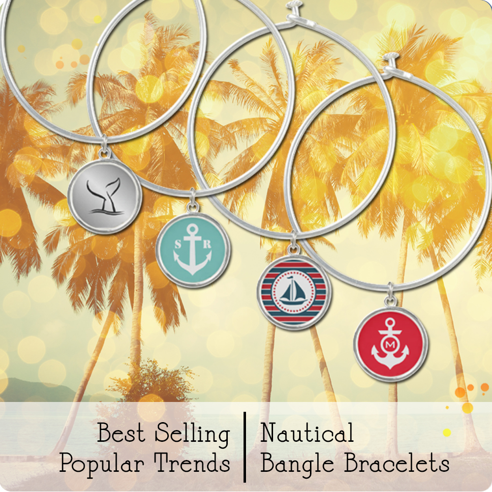 Nautical on sale charm bracelets