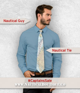 Nautical Chart Neckties - Nautical Ties for Men | www.NauticalBoutique.Co