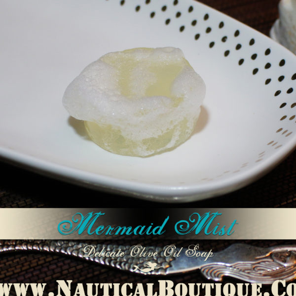 Mermaid Mist | Delicate Olive Oil Soap Foam by www.NauticalBoutique.Co