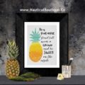 Be A Pineapple Poster 228377593604326361 | www.NauticalBoutique.Co