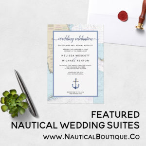 Featured Nautical Wedding Suites | www.NauticalBoutique.Co