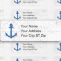 Nautical Return Address Labels | www.NauticalBoutique.Co