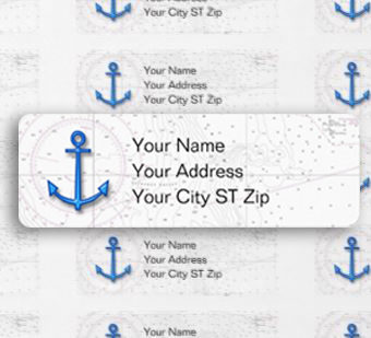 Free Nautical Address Labels for Printing at Home