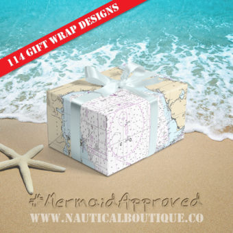 Gifting with Nautical Gift Wrapping Paper