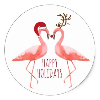 Feature: Adorable Holiday Flamingos