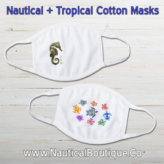 Nautical Cotton Face Masks