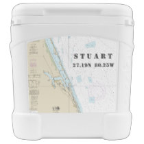 Gift Ideas for Boaters | Florida East Coast Nautical Chart Cooler