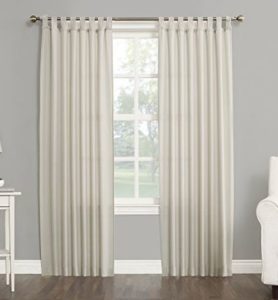 Long Off White Curtains 2FQDYcD