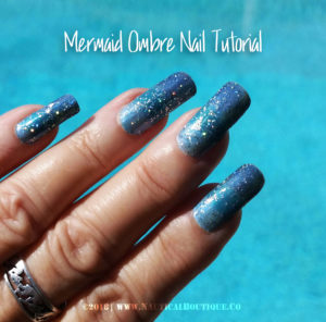 Nail Art Tutorial: Acrylic Glitter Ombre