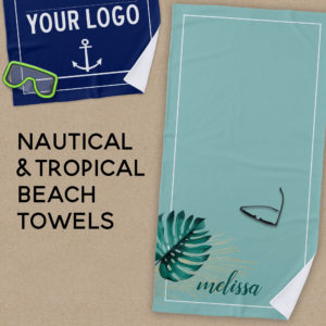 Tropical and Nautical Beach Towels | www.NauticalBoutique.Co
