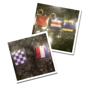 Nautical Flag Key Chains | www.NauticalBoutique.Co