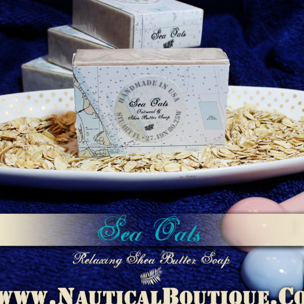 Sea Oats | Relaxing Shea Butter & Oatmeal Soap by www.NauticalBoutique.Co