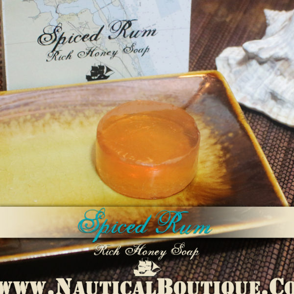 Spiced Rum | Rich Honey Soap by www.NauticalBoutique.Co