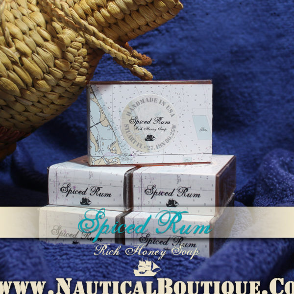 Spiced Rum | Rich Honey Soap by www.NauticalBoutique.Co