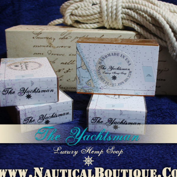The Yachtsman | Luxury Hemp Soap by www.NauticalBoutique.Co