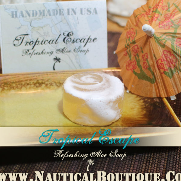 Tropical Escape | Refreshing Aloe Soap Foam by www.NauticalBoutique.Co