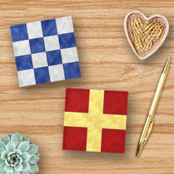New Product Alert:  Nautical Signal Flag Paperweights