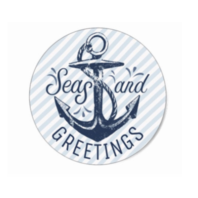 Seas and Greetings Envelope Seal