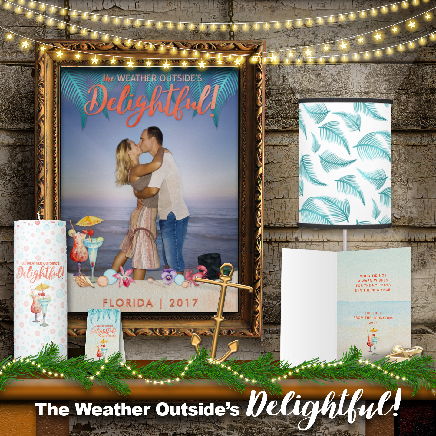 Tropical Holiday Greeting Collection