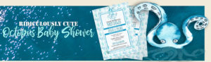 Cute Baby Boy Sea Life Invitations | www.NauticalBoutique.Co