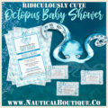 Cute Baby Boy Sea Life Invitations | www.NauticalBoutique.Co