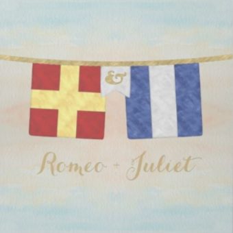Couples Nautical Flag Monogram Gifts