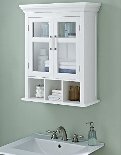 White Bathroom Cabinet 2FGBDFr